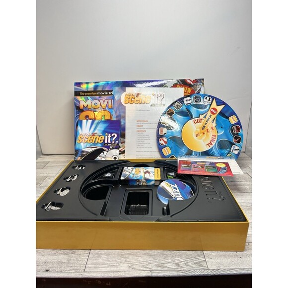 Scene It? Movie 2nd Edition DVD Trivia Board Game Mattel 2007 Preowned COMPLETE - Picture 3 of 10